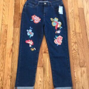 Tommy Hilfiger Embroidered Boyfriend Jeans